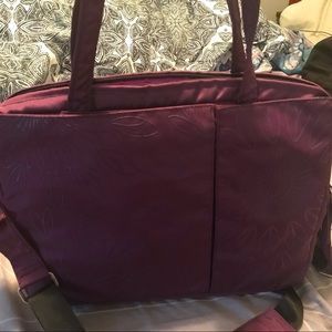 Purple computer bag
